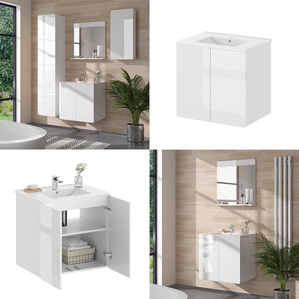 Vicco Mobile sottolavabo per bagno Bianco