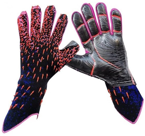 Maniglie da calcio per bambini - Latex antiscivolo con protezione per le dita - Ideale per ragazzi e ragazze - Protezione - Comfort - Sport...