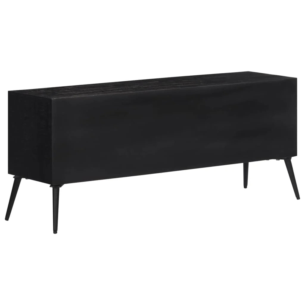 Mobile TV multimediale mensola TV credenza TV sala da pranzo soggiorno camera da letto 112 x 31 x 45 cm teak massello di recupero marrone 02_0025781
