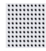 Vistrettrici 3D - Ideali per la pesca al volo e per jig - 8mm Argento - Molli Vistrettrici - 100 pezzi