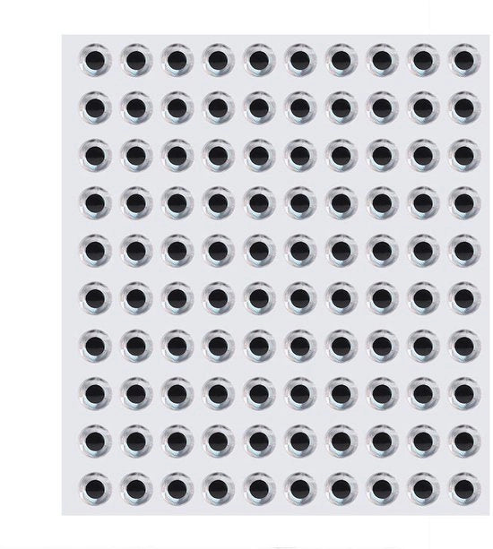 Vistrettrici 3D - Ideali per la pesca al volo e per jig - 8mm Argento - Molli Vistrettrici - 100 pezzi