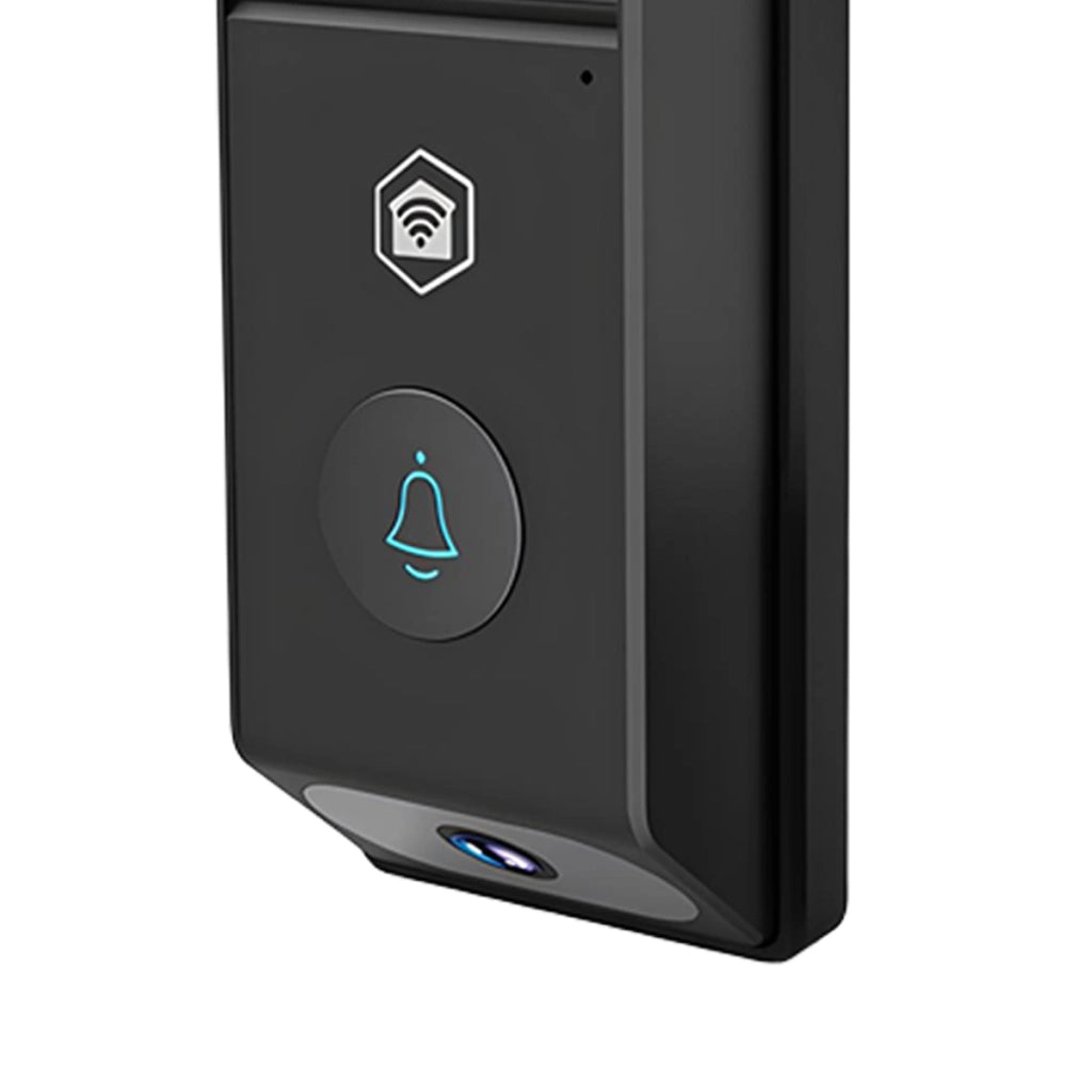 Videocitofono Wi-Fi Doppio Obiettivo 4MP 2x 1080p con Visione Notturna IPX54 Nero Nedis