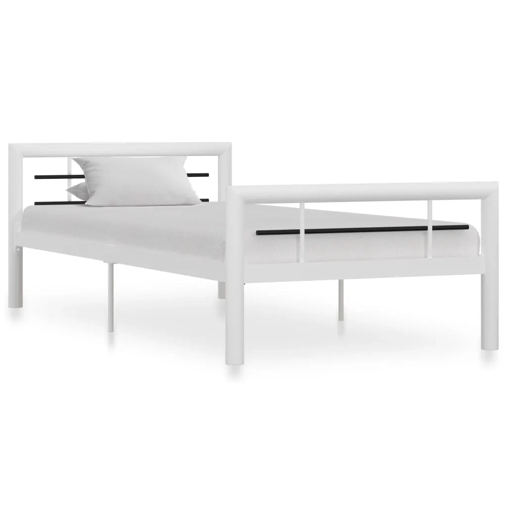 Giroletto Bianco e Nero in Metallo 90x200 cm cod mxl 64255