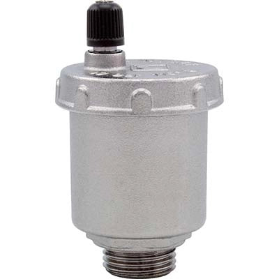 VALVOLA AUTOMATICA SFIATO 362 ITAP - OTTONE NICHELATO 3/8M- 5 pezzi