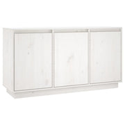 Buffet credenza cassettiera armadio mobile contenitore organizer per cucina soggiorno salotto 111 x 34 x 60 cm legno massello di pino bianco 02_0030201
