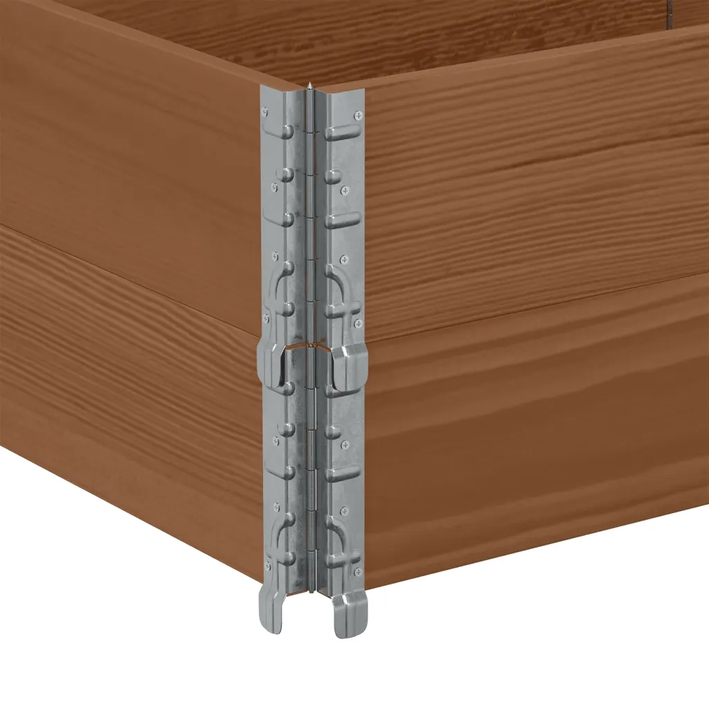 Paretali per Pallet 2 pz Marroni 150x50cm Legno Massello di Pino CFW3843966