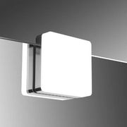 APPLIQUE DA SPECCHIO QUADRATA A LED 4W FINITURA CROMO DIVA FAN