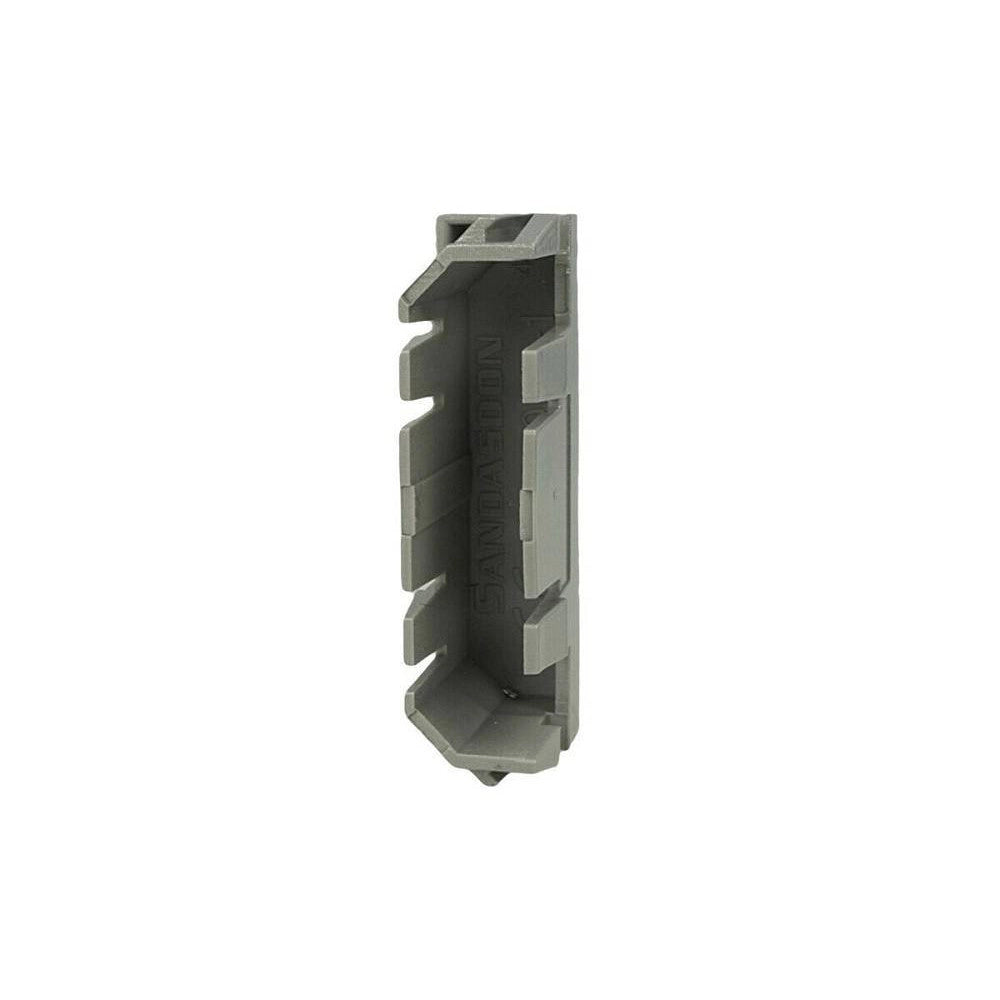 Trade Shop - 4 Copritasti Copriforo Mezzo Modulo Silver Compatibile Bticino Axolute -