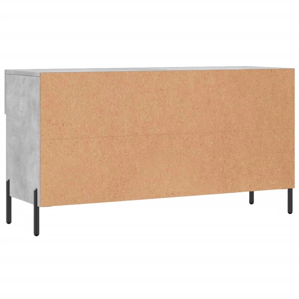 Panca portascarpe/stivali cassettiera scaffale mobiletto portaoggetti per ingresso 102 x 35 x 55 cm legno ingegnerizzato grigio 02_0022964