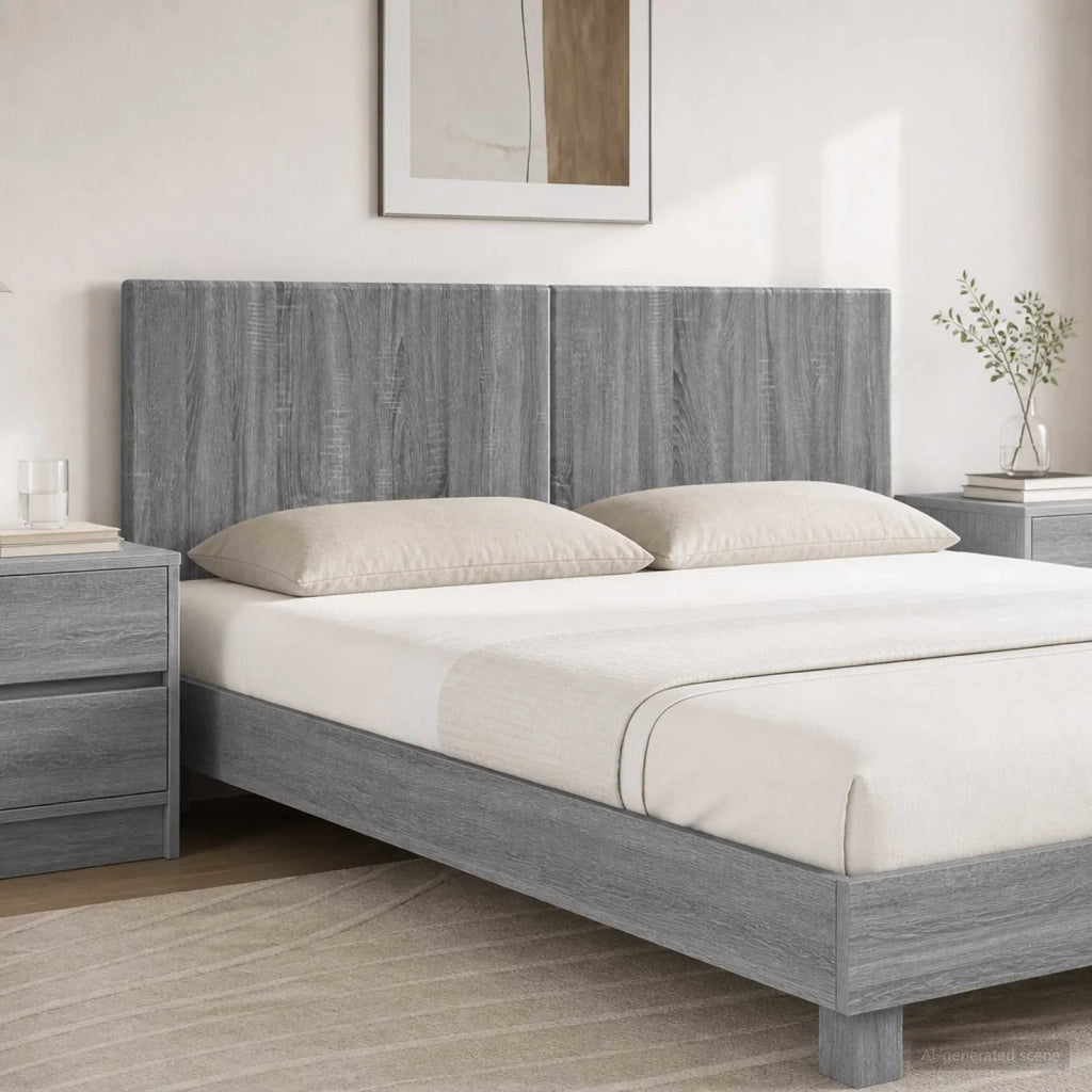 Testiera da Muro BREDA Sonoma grigio Legno ingegnerizzato 897611