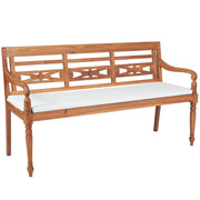 Panchina Batavia con Cuscini 150 cm in Teak cod mxl 58373