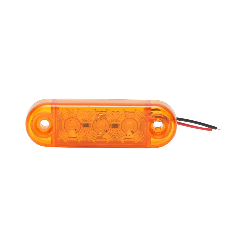 Lampada laterale LED gialla, 12V-24V, FR0171, Breckner Germany