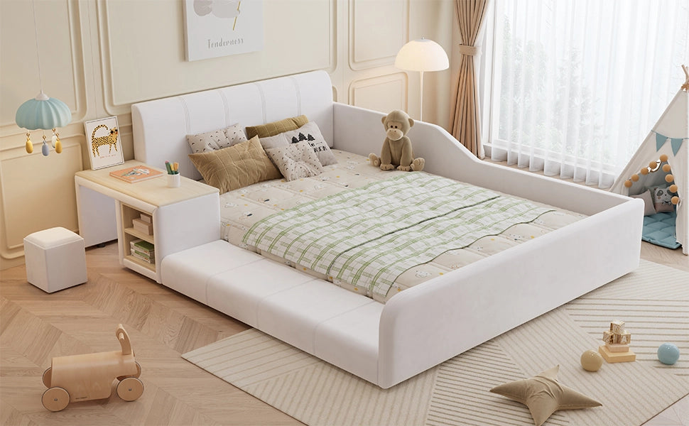 letto imbottito velluto bianco 140x200 cm