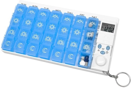 Portatile elettronico per medicinali con funzione di ricordo per 7 giorni