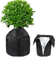 Copertura invernale 45 x 50 cm - Protezione per piante dal gelo - Protezione termica - Sacchetto di protezione per piante - Sostenibile - Con chiusura a zip e corda di tiraggio