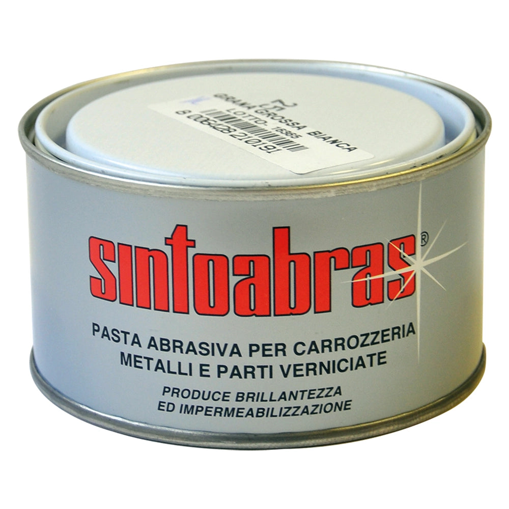 PASTA ABRASIVA 'SINTO ABRAS' ml 175 grossa/bianca  - SINTOABRAS