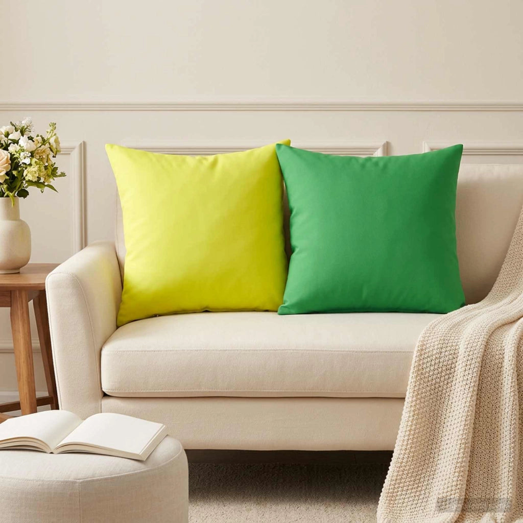 Cuscino con cuscino HEERLEN 6 pz Verde Poliestere 926657