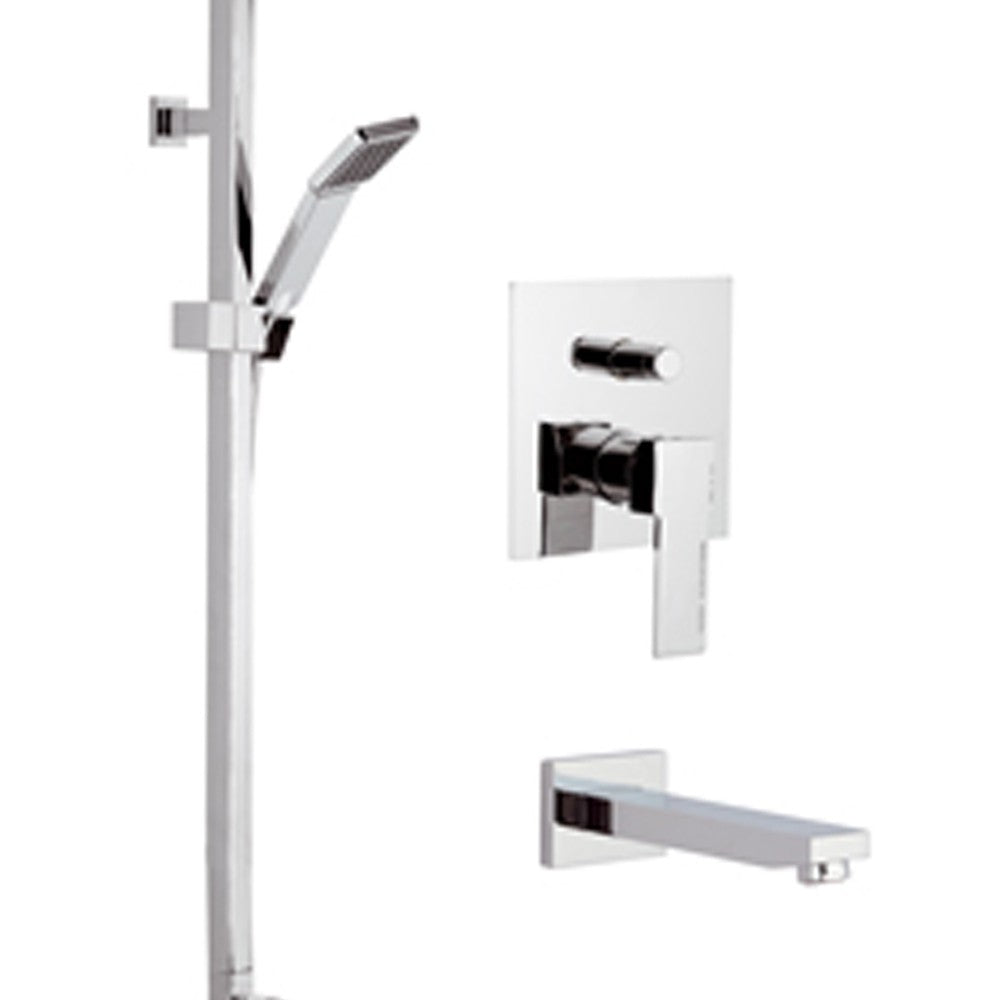 Set doccia completo quadro moderno - serie wellness qubika