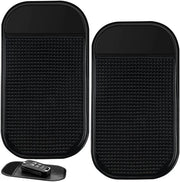 Pacchetto con 2 mattonelle antiscivolo per portelliere di auto, adesive, mattonelle antiscivolo, mattonelle adesive, pad adesivi, pad magico per smartphone, supporti per occhiali da sole, supporti per occhiali da sole, chiavi, 14 x 8 cm