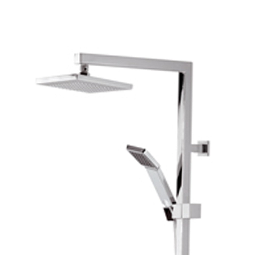 Set doccia in ottone cromato - serie wellness qubika