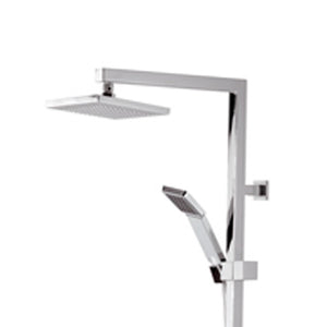 Set doccia in ottone cromato - serie wellness qubika