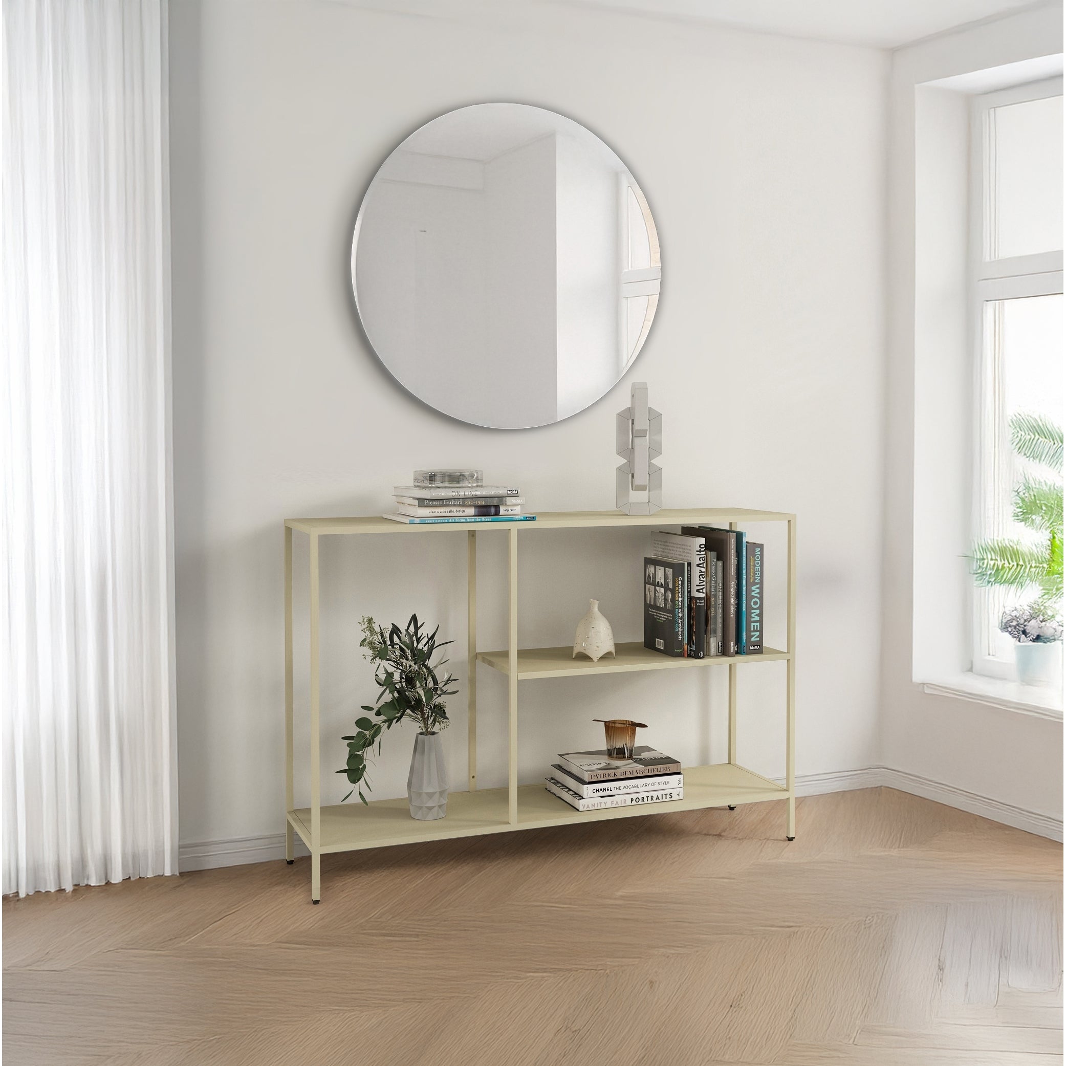 CONSOLLE AVANA 80X30XH80CM CON SPECCHIO 60CM.