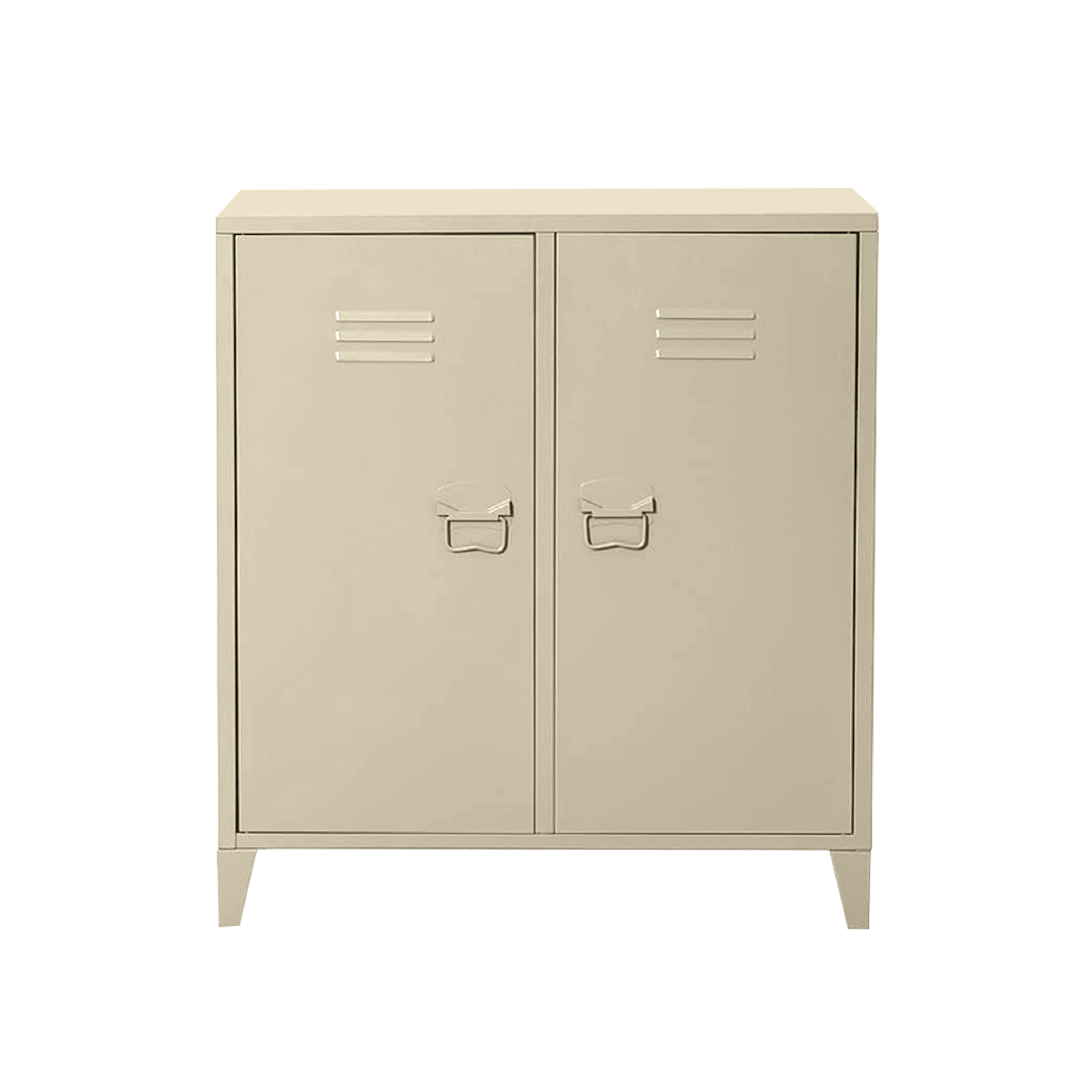 MOBILE 2 ANTE 80X40XH73CM AVANA IN METALLO.