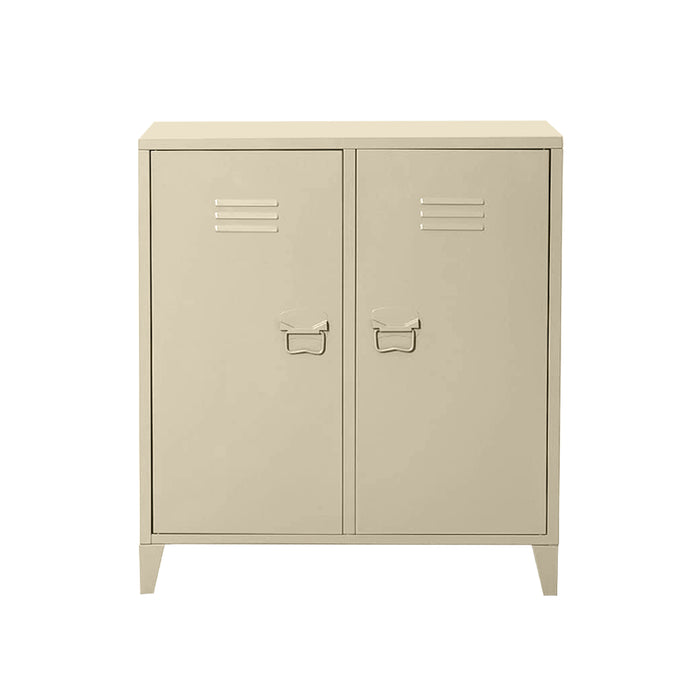 MOBILE 2 ANTE 80X40XH73CM AVANA IN METALLO.