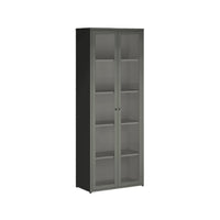 VETRINA ARDESIA 2 ANTA 70X35XH180CM IN METALLO.