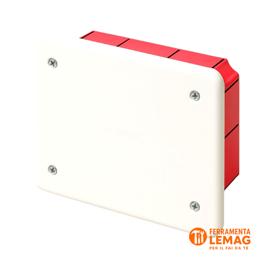 Gewiss GW48001 Cassetta derivazione 92x92x45 mm con coperchio bianco RAL9016