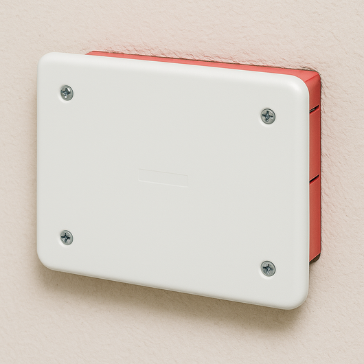 Gewiss GW48001 Cassetta derivazione 92x92x45 mm con coperchio bianco RAL9016