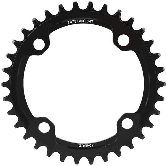 Componente per catena da bicicletta in lega di alluminio - 32/34/36/38T - BCD 104 mm - Peso 50-73 g - Componente per catena da bicicletta