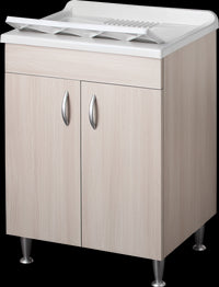 Lavatoio eco 60x50 colore olmo per zona lavanderia