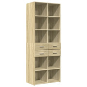 Credenza | Madia | Buffet da pranzo | Armadio da pranzo Rovere Sonoma 70x42,5x185 cm in Legno Multistrato