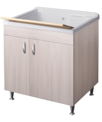 Lavatoio eco 75x60 colore olmo per lavanderia