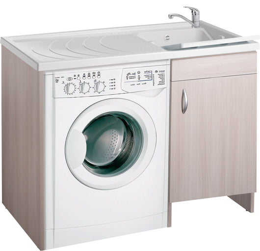 Coprilavatrice eco 109x60 colore olmo sinistro per zona lavanderia