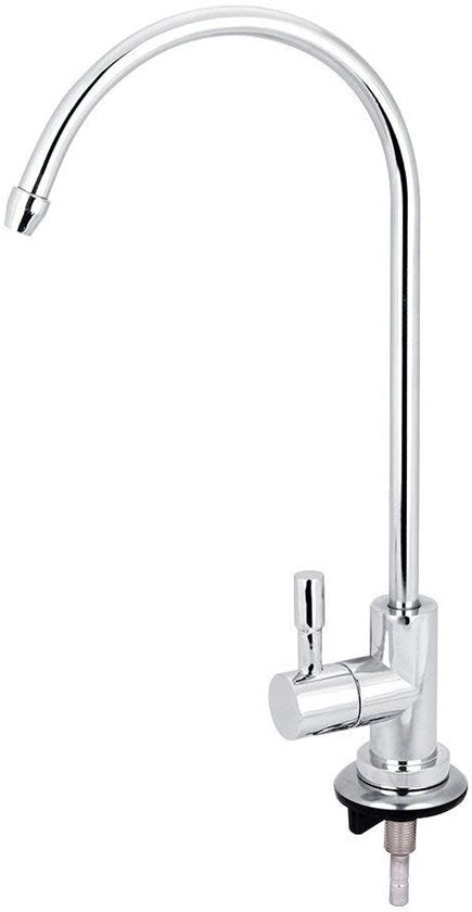 Cranio da Cucina in Acciaio Inox - Testa di Cavallo - Rotazione 360° - Connetti in Breve - Filtro per Acqua Potabile - Design Elegante - Rubinetto da Cucina