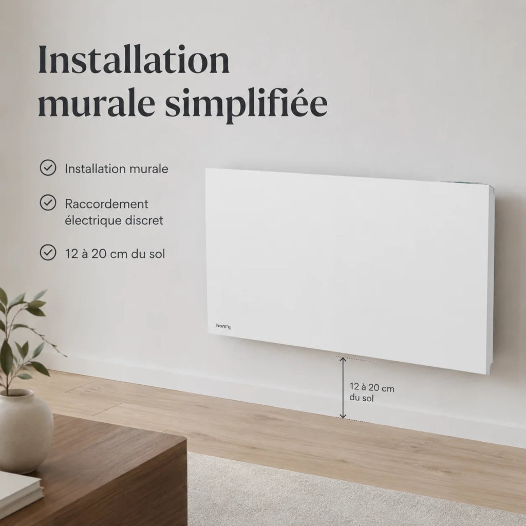 Radiatore elettrico Wi-Fi Bestherm ORPHÉE CONNECT 2000W