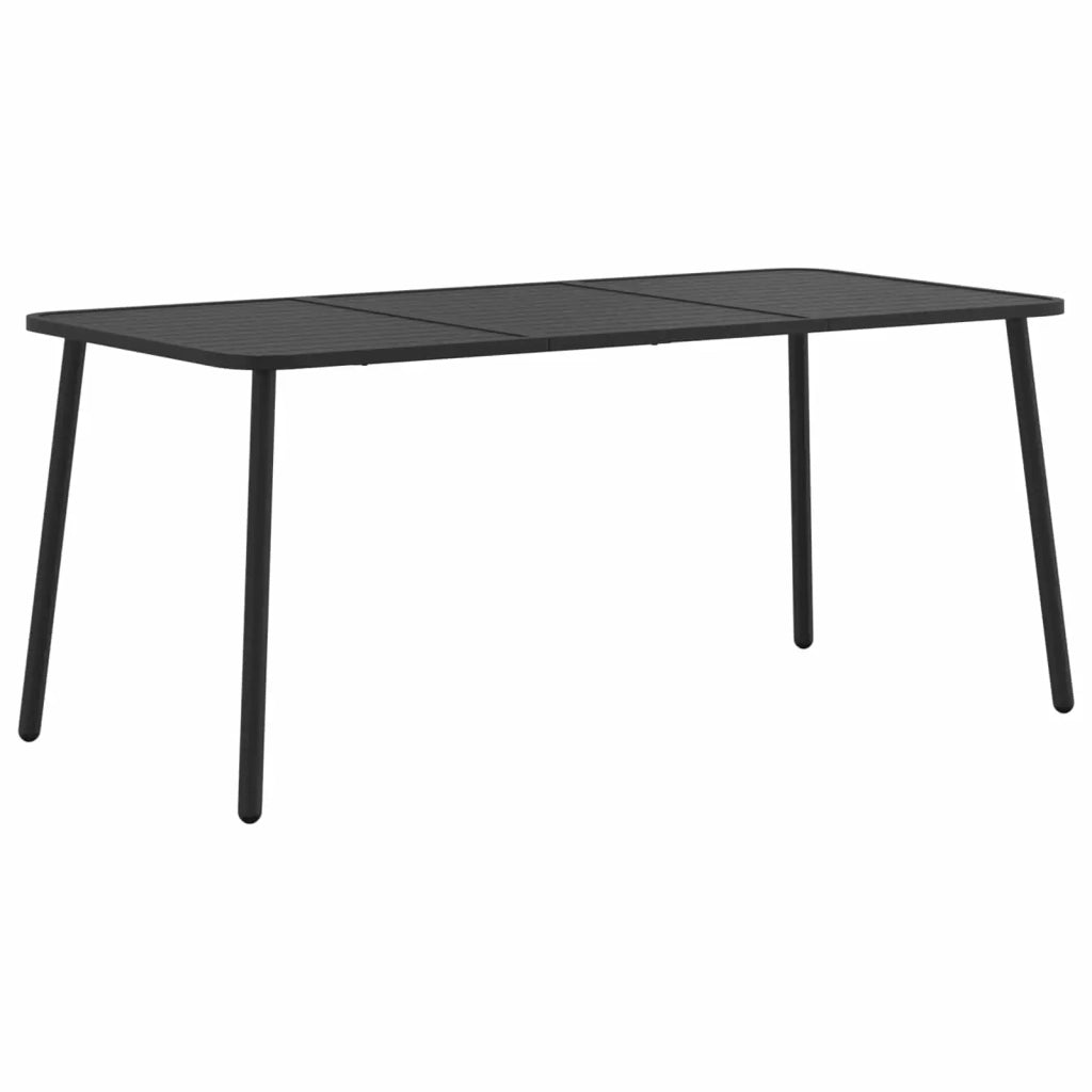 Set da pranzo 7 pz Antracite Acciaio 3422856