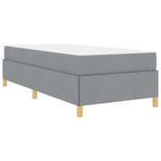 Letto singolo | Letto per adulti | Struttura del letto Grigio chiaro 80 x 200 cm Tessuto