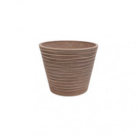 Vaso Grande Camelia Ø41x33,3 cm in Fibra sintetica Taupe