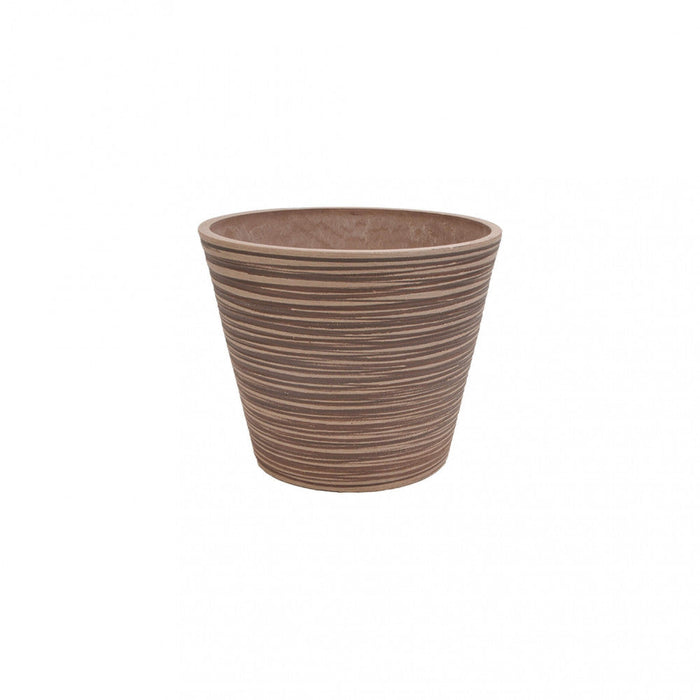Vaso Grande Camelia Ø41x33,3 cm in Fibra sintetica Taupe