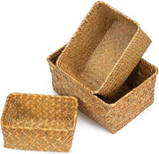 Organizzatori di archiviazione - Raccoglitore di archiviazione per 3 contenitori di conservazione e cestelli - Organizzatore di trucchi per bagno cameretta giocattoli.