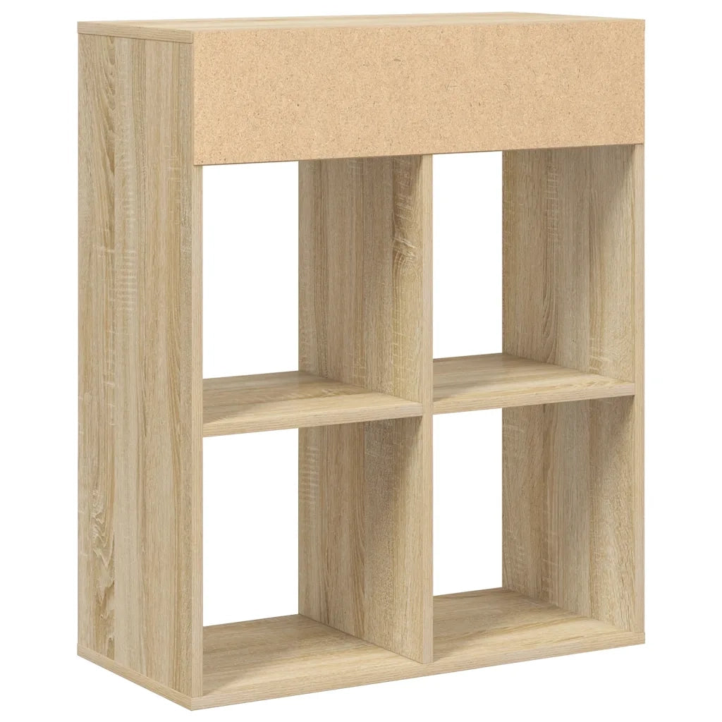 Libreria Rovere Sonoma 66x31x80 cm in Legno Multistrato 860294