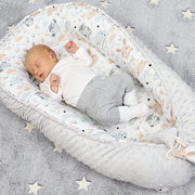 Cuscino per Neonati in Bambù 100% Cotone Anti-Allergico - Culla per Bambini