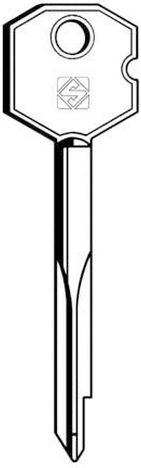 chiavi silca croce art.xbw2p (xbw2) gr.13 cod:ferx.25570