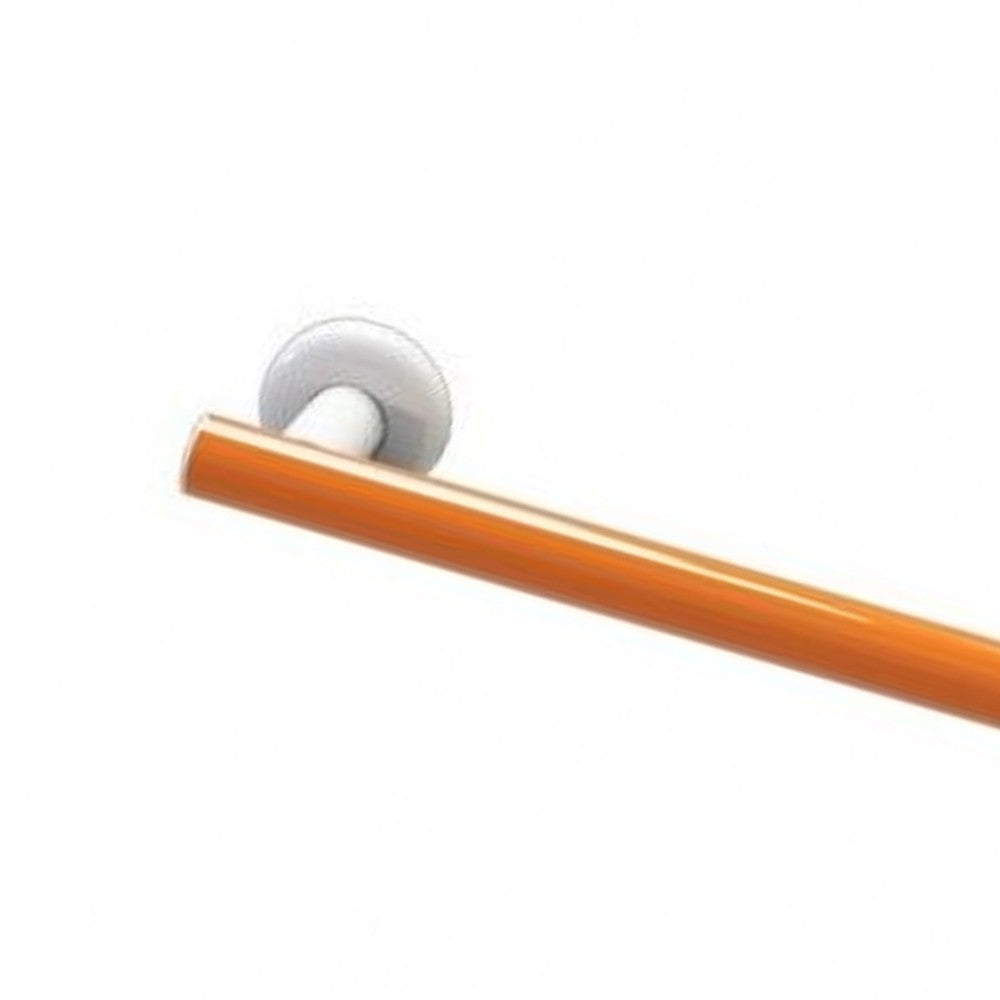 Maniglia cm 40x40 45 gradi color arancio, per bagni disabili ed anziani. goman