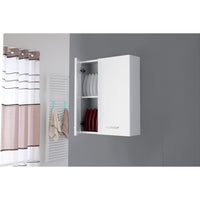 PENSILE 2 ANTE 60X18XH69,5CM BIANCO LUCIDO.