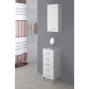 PENSILE 1 ANTA 35X18XH69,5CM BIANCO LUCIDO.