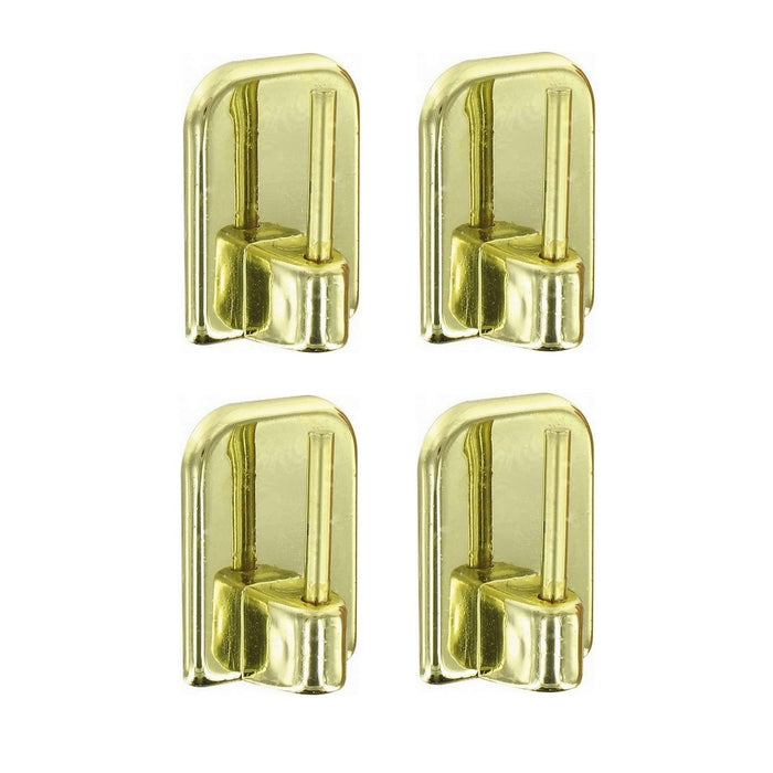 SET 4 GANCI ADESIVI ORO